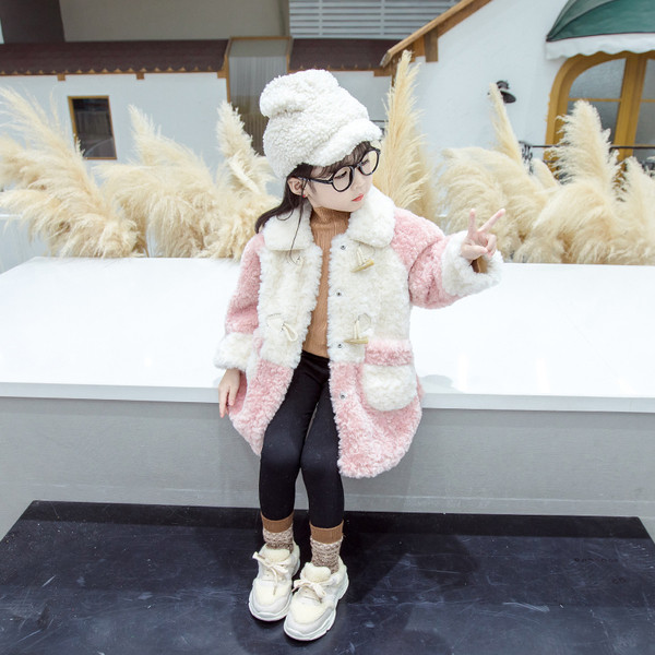 Laste nööpidega sulejope tüdrukutele