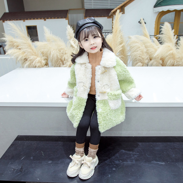 Laste nööpidega sulejope tüdrukutele