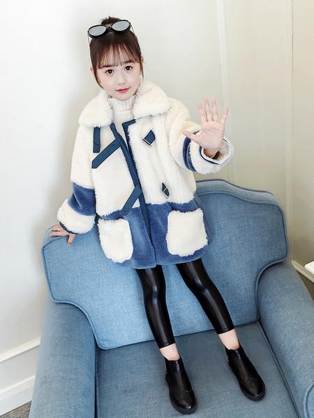 Talvine laste jope suleelemendiga - pikk mudel