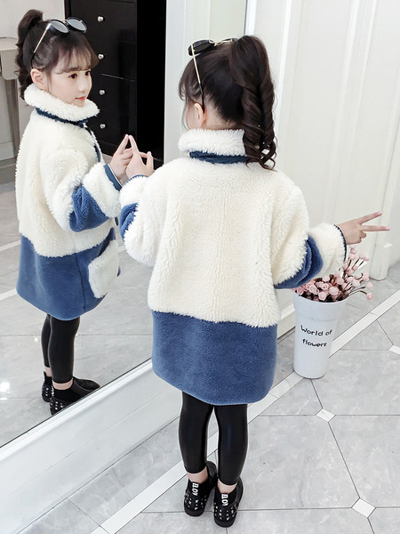 Talvine laste jope suleelemendiga - pikk mudel