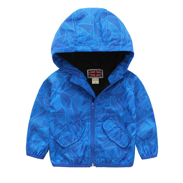 Sügisene tõmblukuga tuulejope poistele