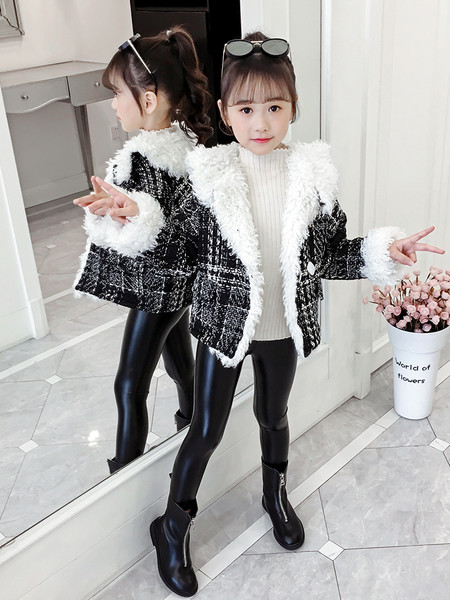 Pehme sulevoodriga talvine lastejope - tüdrukutele