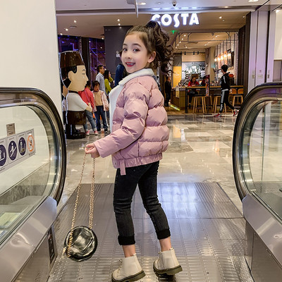 Talvine V-kaelusega ja pehme voodriga laste jope