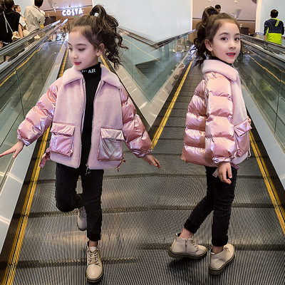 Talvine sule-lühikese mudeliga laste jope