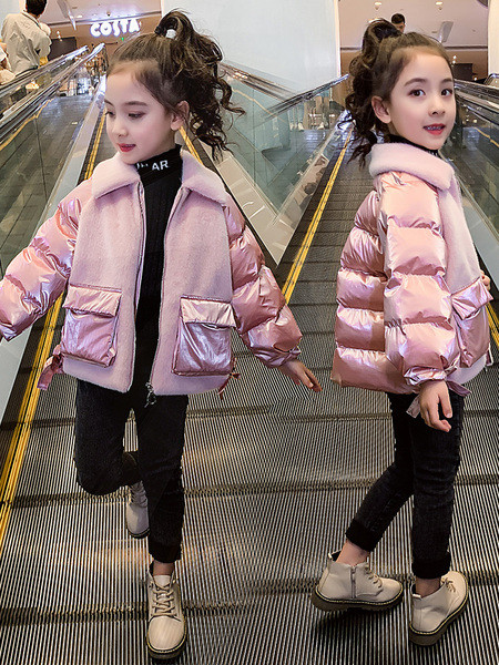 Talvine sule-lühikese mudeliga laste jope