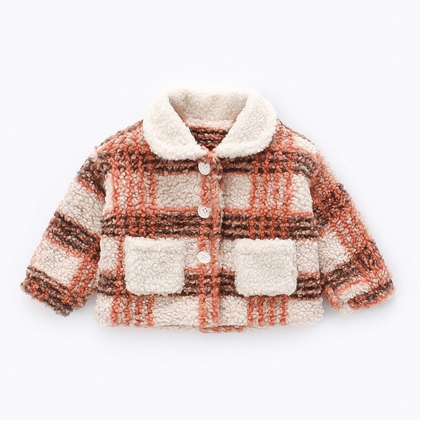 Moodne taskute ja nööpidega laste sulejope