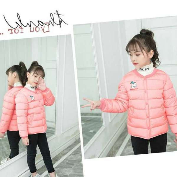 Uue mudeli nööpidega sügisjope tüdrukutele ja poistele