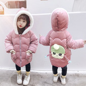 Uue mudeli kapuutsiga laste jope tüdrukutele - sobib talveks