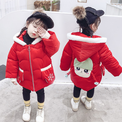 Uue mudeli kapuutsiga laste jope tüdrukutele - sobib talveks