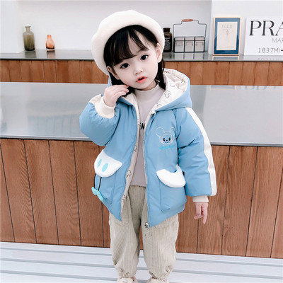 Uut mudelit kahe näoga laste talvejope tüdrukutele