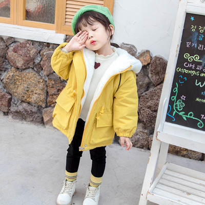 3D elementidega laste vabaaja jope tüdrukutele