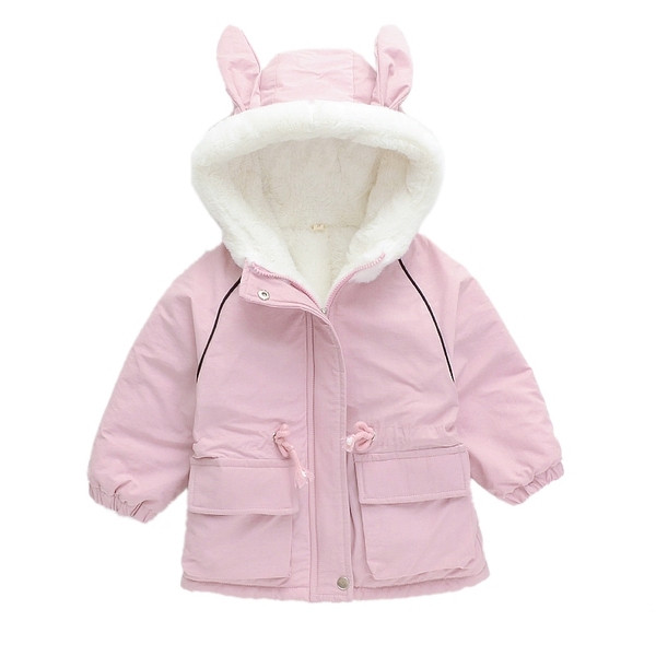 3D elementidega laste vabaaja jope tüdrukutele