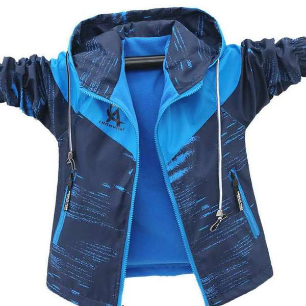 Uue mudeli sooja voodriga sügisjope poistele