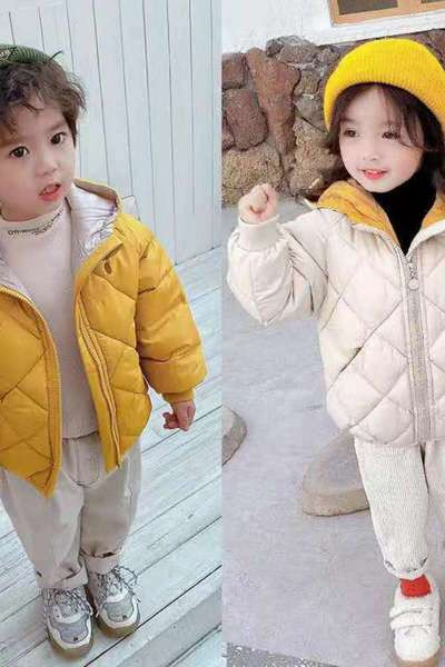 Νέο μοντέλο με επένδυση μπουφάν κατάλληλο για κορίτσια και αγόρια