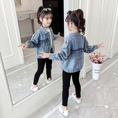 Παιδικό τζιν μπουφάν άνοιξη-φθινοπωρινό