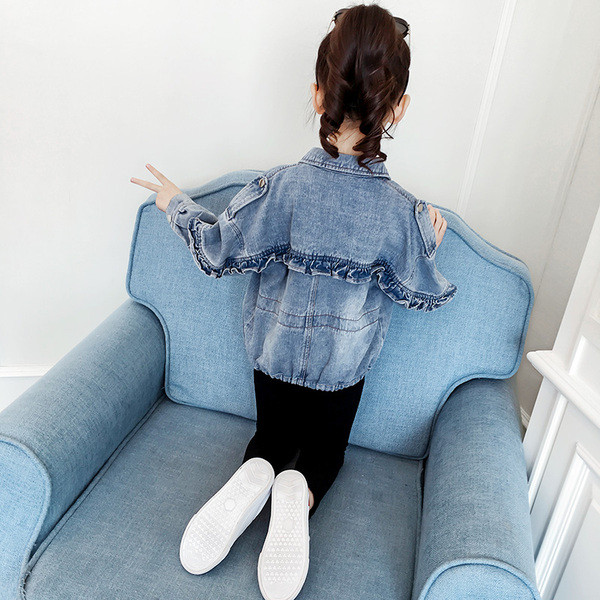 Παιδικό τζιν μπουφάν άνοιξη-φθινοπωρινό 