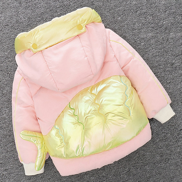 Dječja ležerna jakna za djevojčice - s kapuljačom