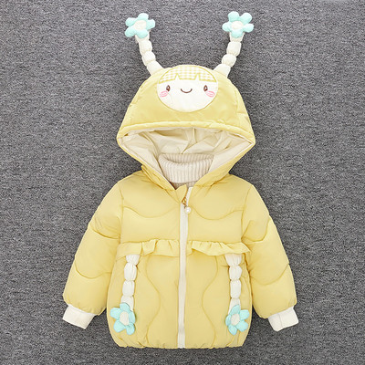 Uue mudeli kapuutsiga laste jope tüdrukutele - sobib talveks