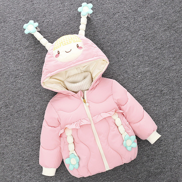 Uue mudeli kapuutsiga laste jope tüdrukutele - sobib talveks