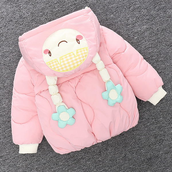 Uue mudeli kapuutsiga laste jope tüdrukutele - sobib talveks