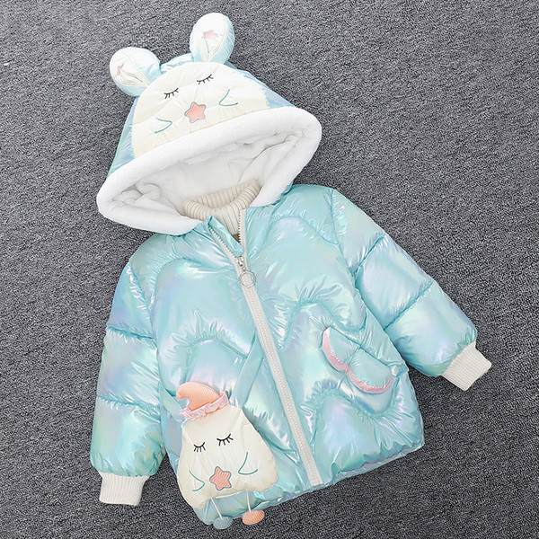 Novi model zimske dječje jakne za djevojčice u više boja