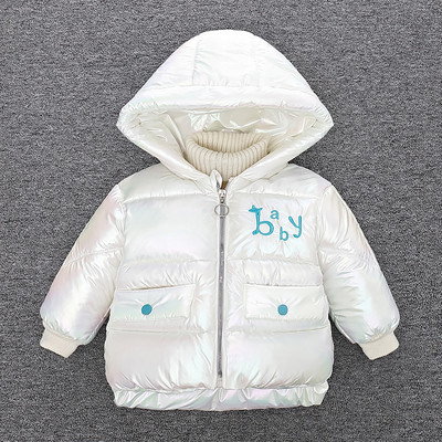 Moodne kapuutsiga ja tikandiga lastejope tüdrukutele