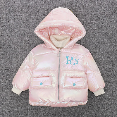 Moodne kapuutsiga ja tikandiga lastejope tüdrukutele