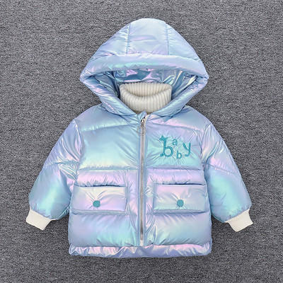 Moodne kapuutsiga ja tikandiga lastejope tüdrukutele