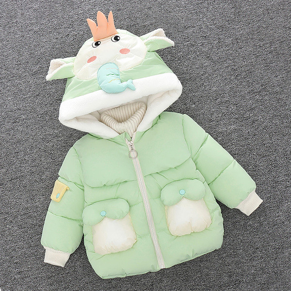 Χειμερινό παιδικό μπουφάν για κορίτσια με κουκούλα