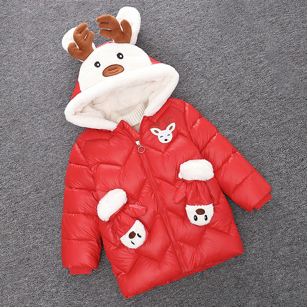 Παιδικό μπουφάν για κορίτσια με μαλακή φόδρα