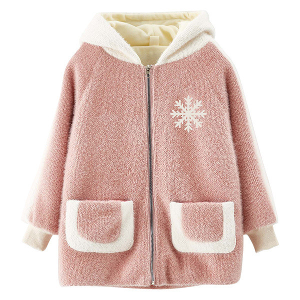 Kapuutsi ja taskutega kohev lastejope