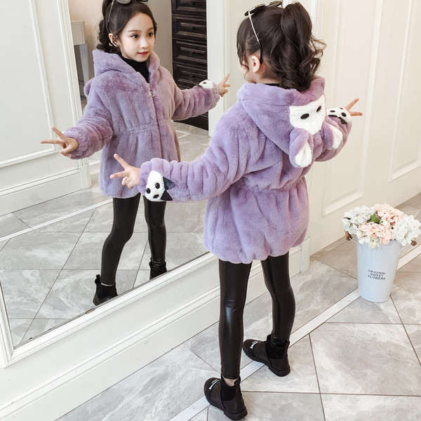 Moodne kapuutsiga laste sulejope tüdrukutele