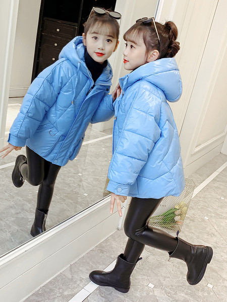 Φθινόπωρο-χειμερινό παιδικό μπουφάν για κορίτσια με κουκούλα