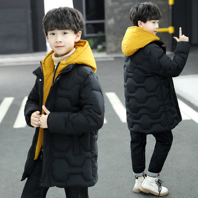 Talvejope tüüpi jope poistele luku ja nööpidega