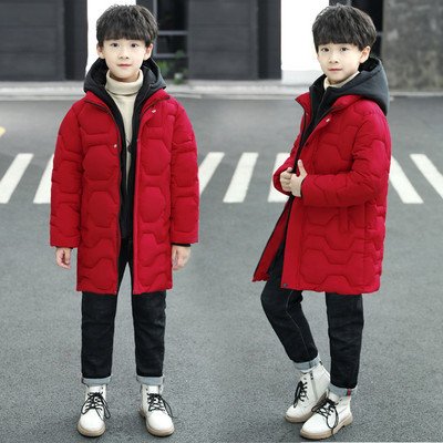 Talvejope tüüpi jope poistele luku ja nööpidega