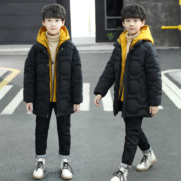 Talvejope tüüpi jope poistele luku ja nööpidega