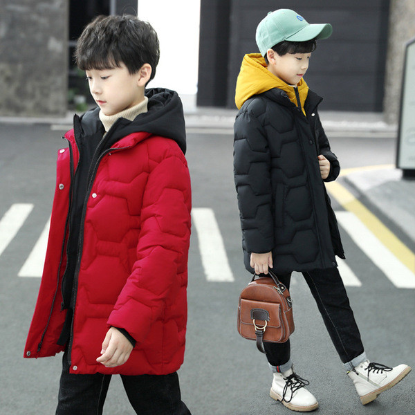 Talvejope tüüpi jope poistele luku ja nööpidega