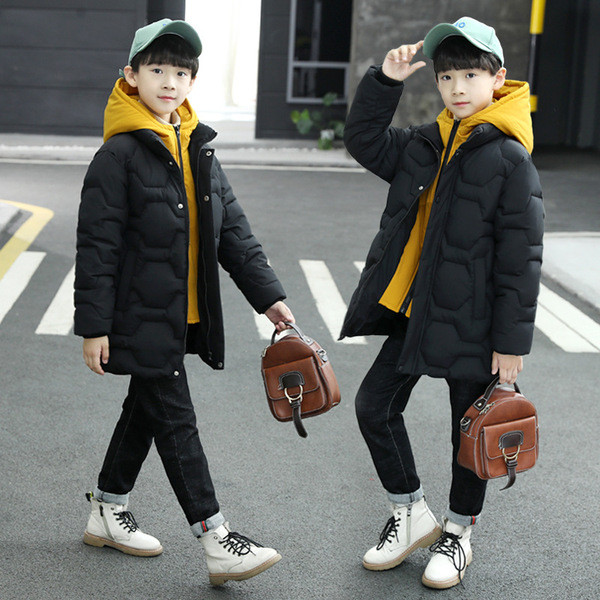 Talvejope tüüpi jope poistele luku ja nööpidega