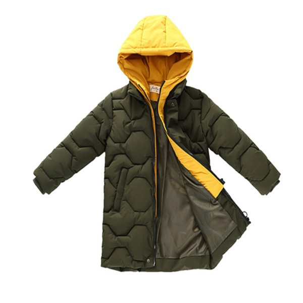 Talvejope tüüpi jope poistele luku ja nööpidega