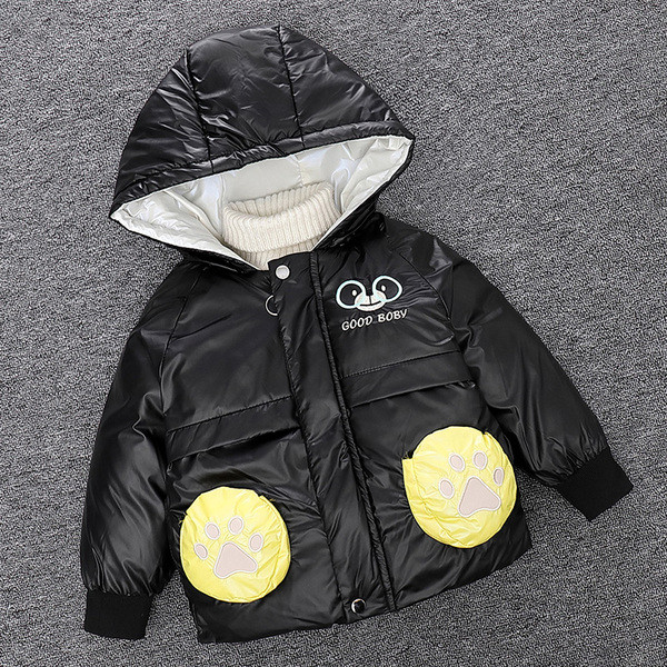 Dnevna dječja jakna s kapuljačom i vezom medvjeda