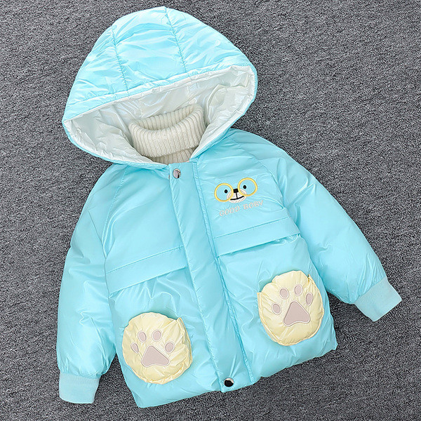 Dnevna dječja jakna s kapuljačom i vezom medvjeda