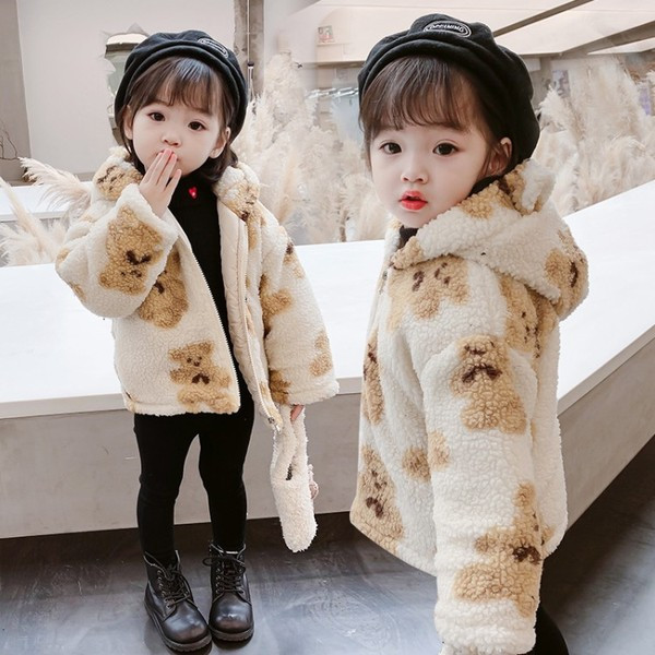 Kapuutsiga ja lukuga laste sulejope tüdrukutele