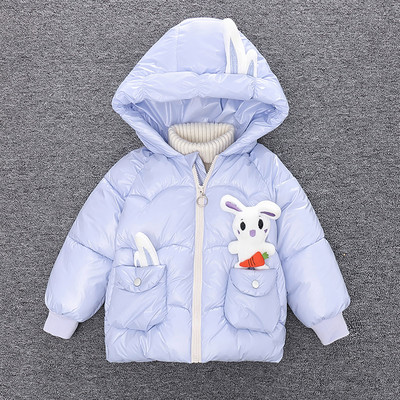 Igapäevane laste jope tüdrukutele - kapuutsi ja taskutega