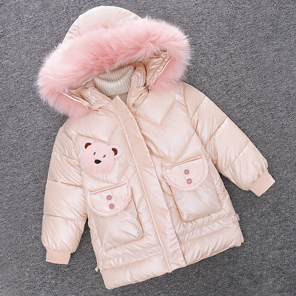 Uue mudeli laste jope tüdrukutele - kapuuts suletikuga