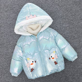 Νέο μοντέλο παιδικό μπουφάν για κορίτσια με χρώμα απλικέ