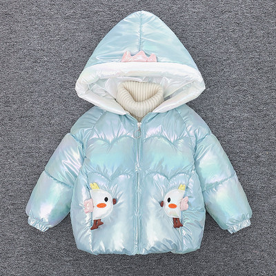 Νέο μοντέλο παιδικό μπουφάν για κορίτσια με χρώμα απλικέ