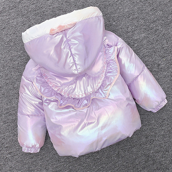 Νέο μοντέλο παιδικό μπουφάν για κορίτσια με χρώμα απλικέ