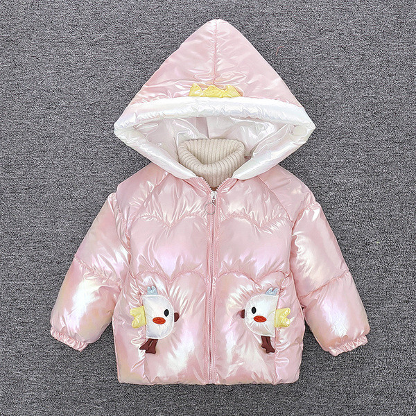 Νέο μοντέλο παιδικό μπουφάν για κορίτσια με χρώμα απλικέ