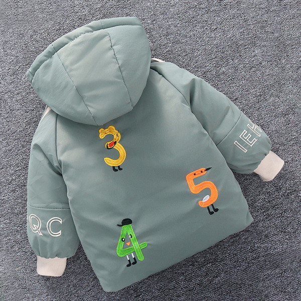 Kapuutsiga laste talvejope tüdrukutele