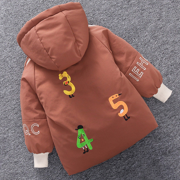 Kapuutsiga laste talvejope tüdrukutele